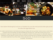 Tablet Screenshot of bistrosud.com